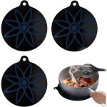 Tapis plaque induction, 3 pi�ces protege plaque induction, changement de couleur thermosensible, protection ...