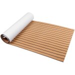 Tapis de pont pour yacht - eva - or et noir - installation auto - adhsive - antidrapant et drainant ...