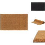 Tapis de porte naturel 90x150 cm fibre de coco touffet� - tapis d'entr�e - paillasson - fibre de coco ...