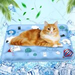 Tapis rafrachissant pour animaux de compagnie matelas rafrachissant, tapis de glace pour chat injection ...