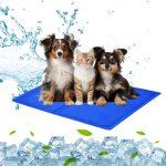 Tapis rafraichissant chien chat, 65x50cm tapis de refroidissement pour pet, auto - refroidissant tapis ...