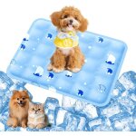 Tapis rafraichissant chien m 50x40 cm, auto - refroidissant gel non - toxique et motif de dessin anim� ...