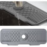 Tapis de robinet silicone, protection anti - claboussures pour robinet d'vier, plateau anti - gouttes ...