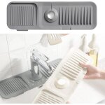 Tapis de robinet en silicone, prot�ge - robinet anti - �claboussures, tapis de s�chage pour robinet, ...