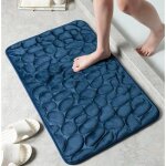 Tapis de salle de bain - motif galets - empche les glissades et les glissements sur le carrelage - 40 ...