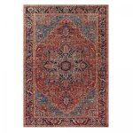 Tapis salon et chambre 160x230 bordeaux et gris tissé motif oriental vivace 3 Tapis salon et chambre 160x230 bordeaux et gris tissé motif oriental vivace 3