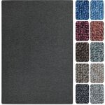 Tapis de salon london anthracite 80 x 100 cm