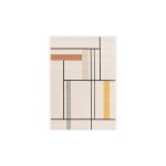 Tapis de salon motif graphique - urban - beige - 120 x 170 cm Tapis de salon motif graphique - urban - beige - 120 x 170 cm