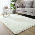 Tapis shaggy 160 x 230 cm ? poils longs doux ? dos antid�rapant ? r�sistant � la d�coloration ? confort ...