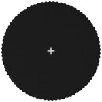 Tapis de saut tissu noir pour trampoline rond de 4, 27 m