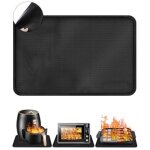 Tapis en silicone résistant à la chaleur 60x40 cm, protection feu et anti - dérapant pour cuisine, plan ... Tapis en silicone résistant à la chaleur 60x40 cm, protection feu et anti - dérapant pour cuisine, plan ...