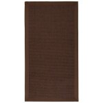 Karat - tapis sisal amazonas marron foncé avec bordure 140 x 200 cm Karat - tapis sisal amazonas marron foncé avec bordure 140 x 200 cm