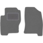 Tapis de sol avant pour nissan navara iii d40 pick - up (2005 - 2011)