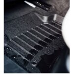 Tapis de sol en caoutchouc pour toyota hilux vii 7 2005 - 2015 3d trough