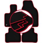 Tapis de sol carlux - red pour fiat e - 500 / 500 electric hatchback (2020 - )