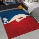 Tapis de sol de l'�quipe nba tapis de terrain de basket salon canap� chambre chevet tapis antid�rapant ...