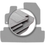 Tapis de sol gris cendr� pour peugeot 5008 ii crossover (2017 - )