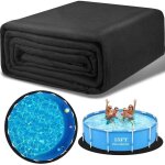 Tapis de sol piscine, rev�tement de piscine rond �pais, tapis piscine hors sol, piscine ronde hors sol ...