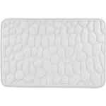 Tapis de sol de salle de bain en coton à mémoire de forme, absorbant l'eau, antidérapant, pour salon, ... Tapis de sol de salle de bain en coton à mémoire de forme, absorbant l'eau, antidérapant, pour salon, ...