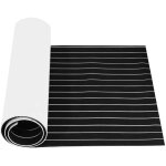Tapis de sol synth�tique en mousse eva autocollante pour pont de bateau en teck, 2400 x 450 x 6 mm