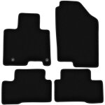 Tapis de sol en velours noir basic pour hyundai tucson iv hybrid suv (2021 - )