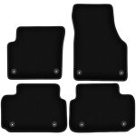 Tapis de sol en velours noir basic pour : land rover discovery sport suv (2014 - )