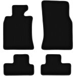 Tapis de sol en velours noir basic pour : mini cooper r56 � hayon (2006 - 2013)