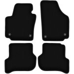 Tapis de sol en velours noir basic pour monospace seat altea xl (08. 2008 - 2015)