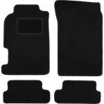 Tapis de sol en velours noir pour : honda prelude v coup� (1996 - 2001)