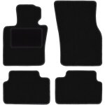 Tapis de sol en velours noir pour : mini cooper f55 5 portes (2014 - )