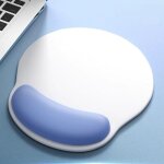 Tapis de souris avec repose - poignet en silicone et mousse  mmoire de forme, antidrapant, pour bureau. ...