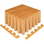 Tapis de sport de sol 20 dalles en mousse sans bpa + bordures 30cm x 30cm salle de fitness matelas puzzl ...
