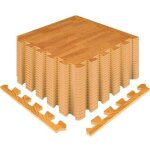 Tapis de sport de sol 20 dalles en mousse sans bpa + bordures 30cm x 30cm salle de fitness matelas puzzl ...