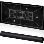 Tapis de table de poker antiderapant impermeable 120 x 60 cm
