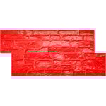 Tapis de tampons en beton, 740 x 330 x 24 mm, tapis de tampon de texture en polyurethane pour peau de ...