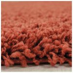 Tapis uni shaggy rond bright terre cuite Ø 200 Tapis uni shaggy rond bright terre cuite Ø 200