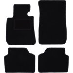 Tapis en velours noir pour : bmw 1 e87 � hayon (2004 - 2011)