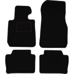 Tapis en velours noir pour bmw 3 f31 break, touring (2011 - 2018)