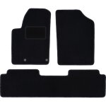 Tapis en velours noir pour : citro�n xsara picasso monospace (1997 - 2010)