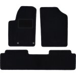 Tapis en velours noir pour : citron xsara picasso monospace (1997 - 2010)