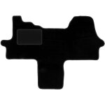 Tapis en velours noir pour : fiat ducato iv fourgon (2014 - )