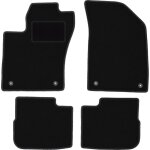 Tapis en velours noir pour : fiat tipo ii berline (2015 - )