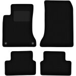 Tapis en velours noir pour mercedes classe a w176 (2012 - 2018)