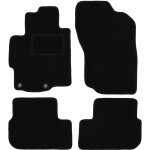 Tapis en velours noir pour : mitsubishi lancer viii cy berline, sportback (2007 - 2016)