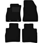 Tapis en velours noir pour : nissan pulsar c13 � hayon (2014 - )