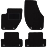 Tapis en velours noir pour : volvo v40 ii break, cross - country (2012 - )