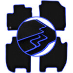 Tapis de voiture carlux - blue pour honda jazz iv � hayon (2015 - )