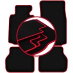 Tapis de voiture carlux - red pour : bmw 5 e39 berline, break, touring (1996 - 2004)