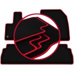 Tapis de voiture carlux - rouge pour : citro�n berlingo iii combivan (2018 - )