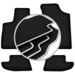 Tapis de voiture carlux - silver pour : bentley continental gt v8 (2013 - 2022)